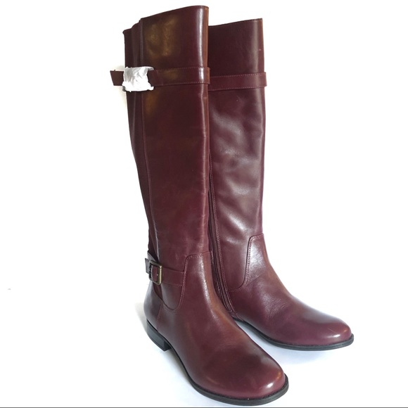 Isaac Mizrahi Shoes - Isaac Mizrahi Live Imabby Leather Riding Boot NWOT